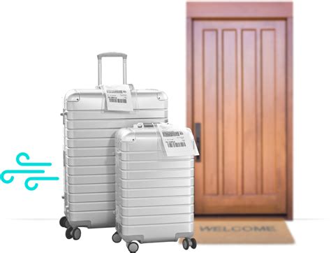 international luggage shipping door to
